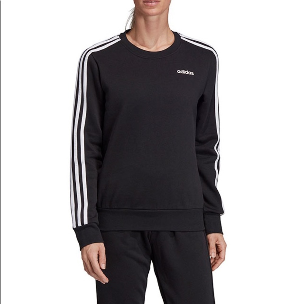 Adidas women’s 3-stripes sweatshirt (size Small)